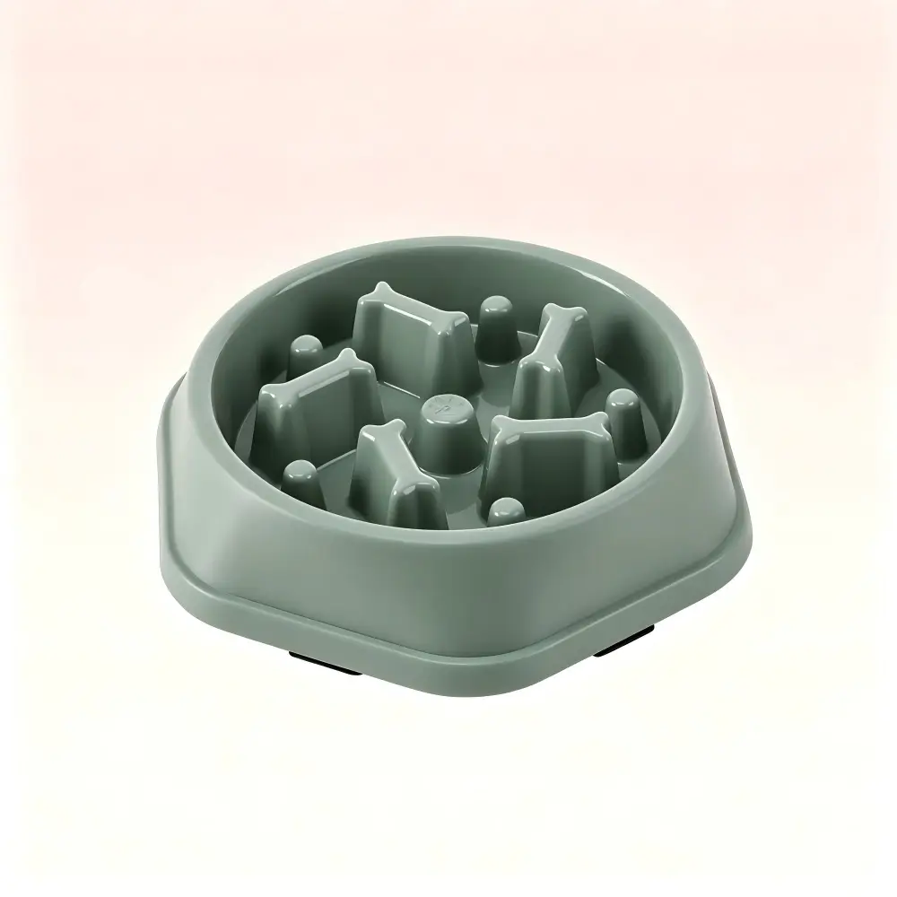 Bone Shaped Slow Feeder bowl