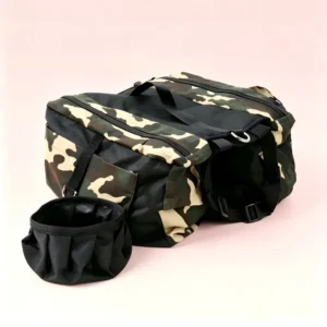 Dog Backpack for Hiking Large Breed Saddlebag with Water Bowl