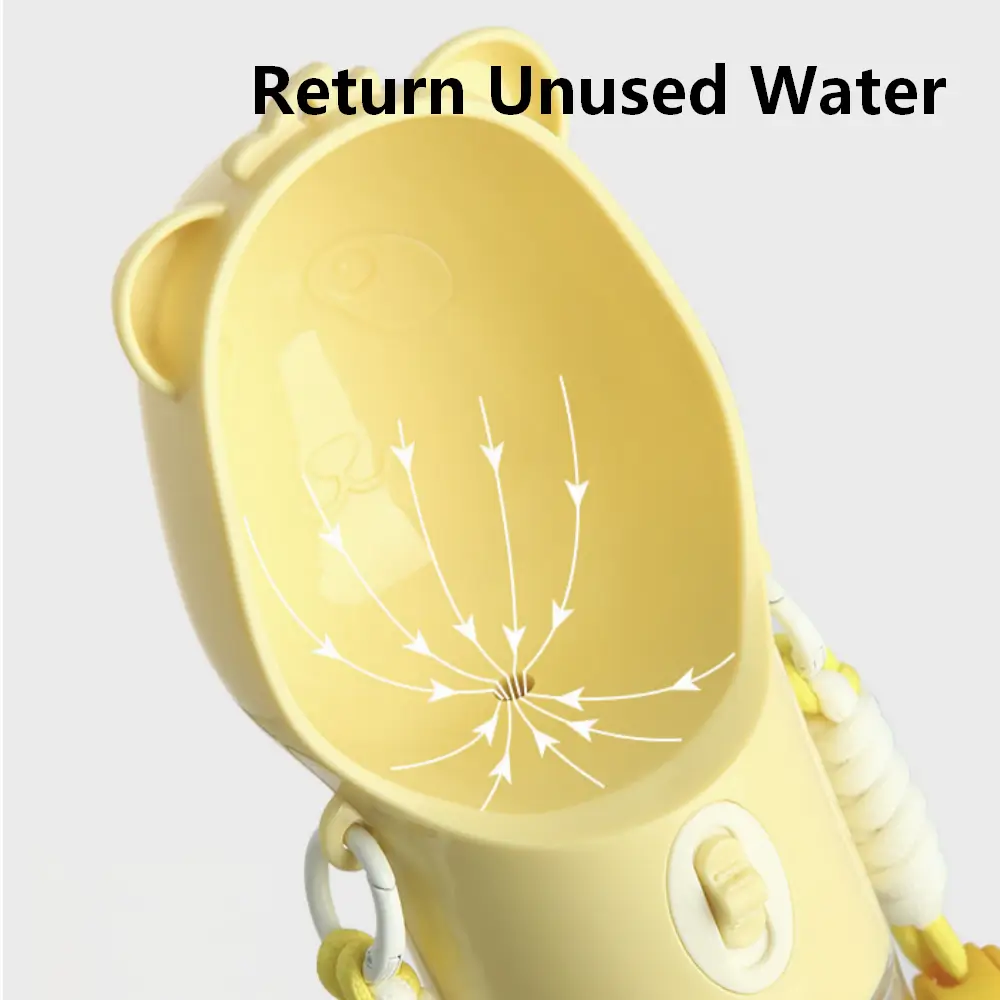 Dog Water Bottle with Shoulder Strap
