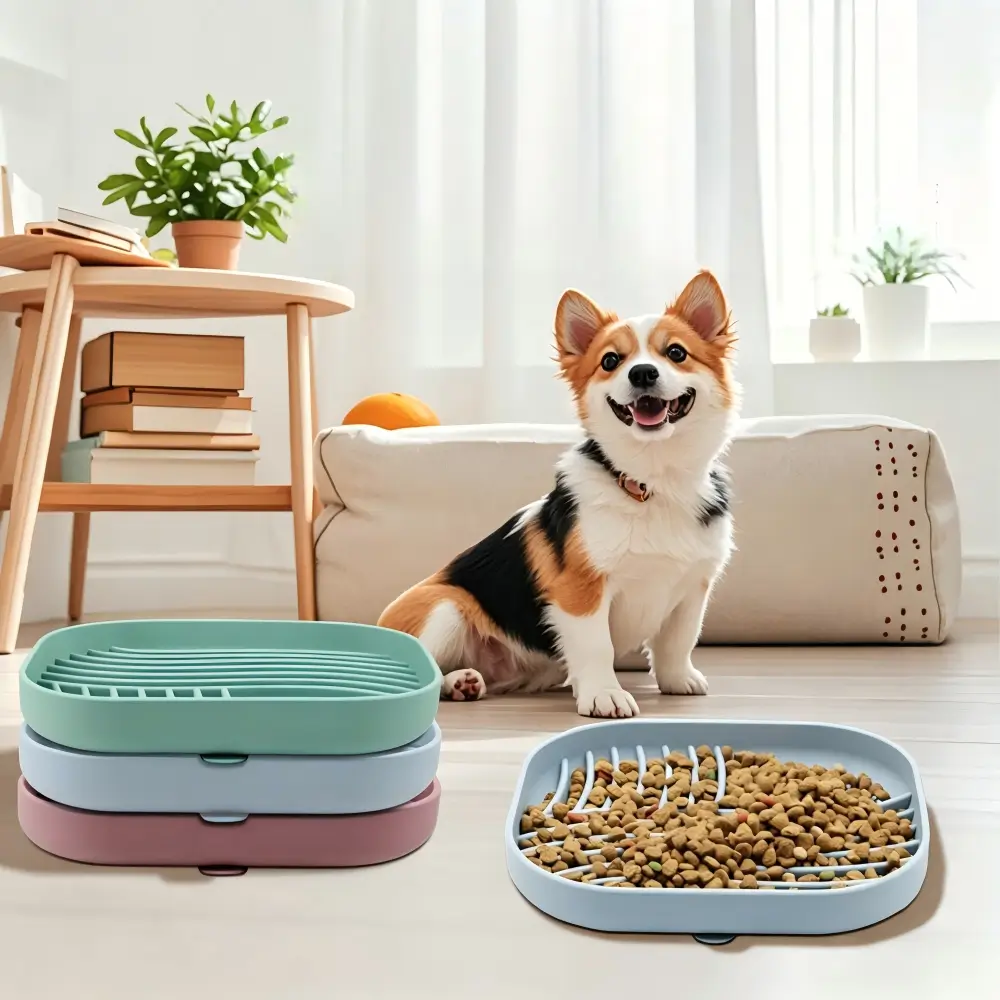 Half-Moon Pet Slow Feeder