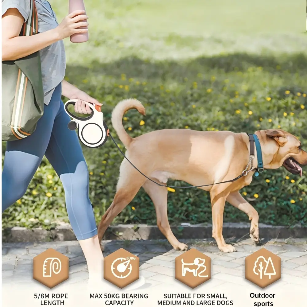 Heavy Duty Retractable Leash for Large Dogs