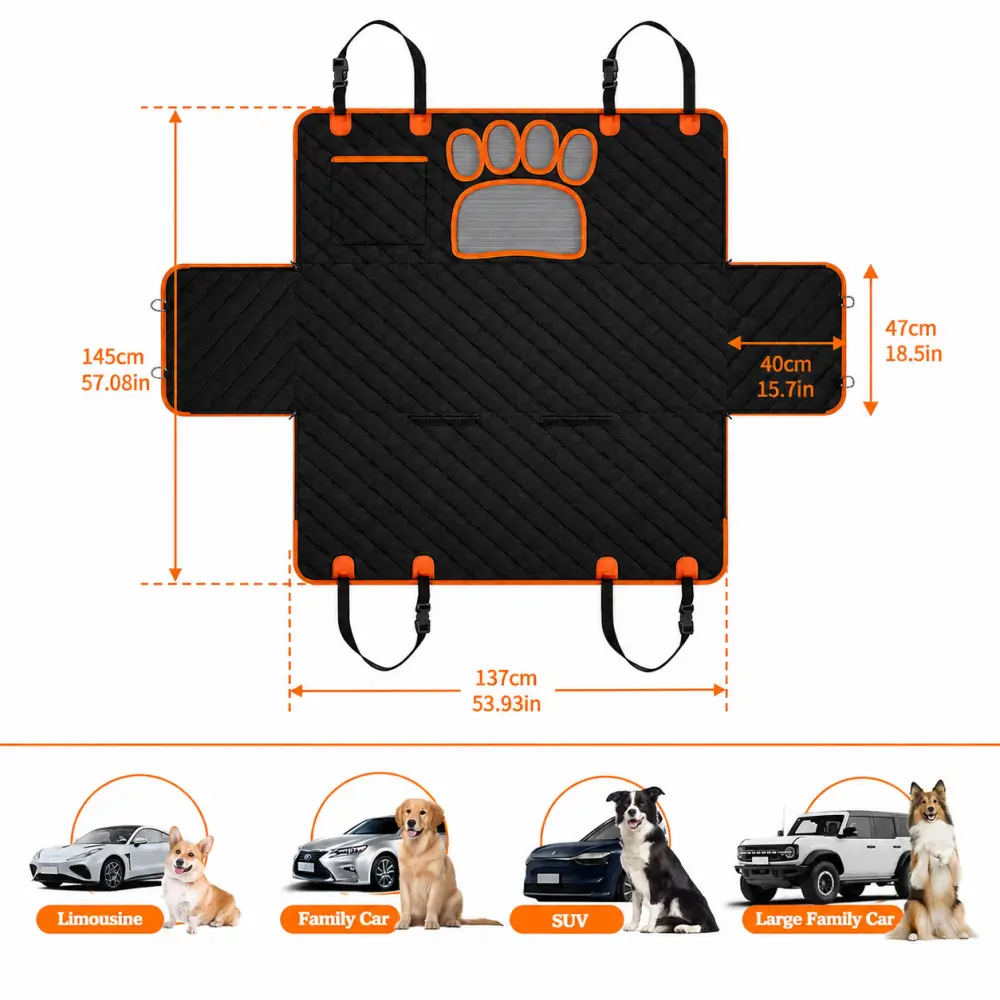Polyester Pet Seat Cover
