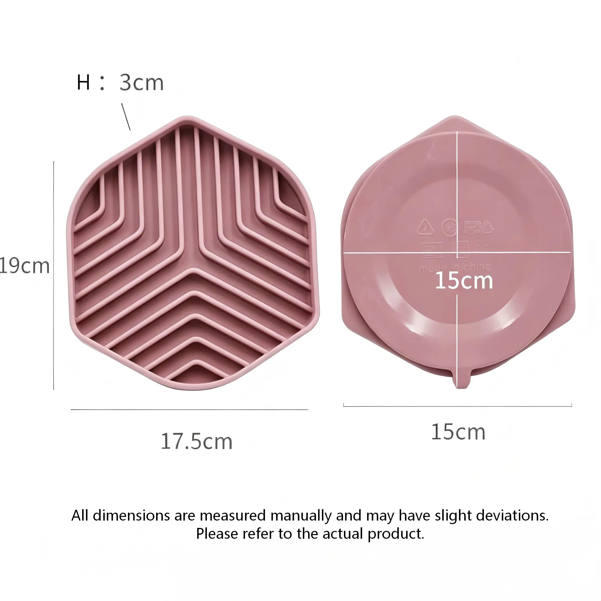size of lick pad