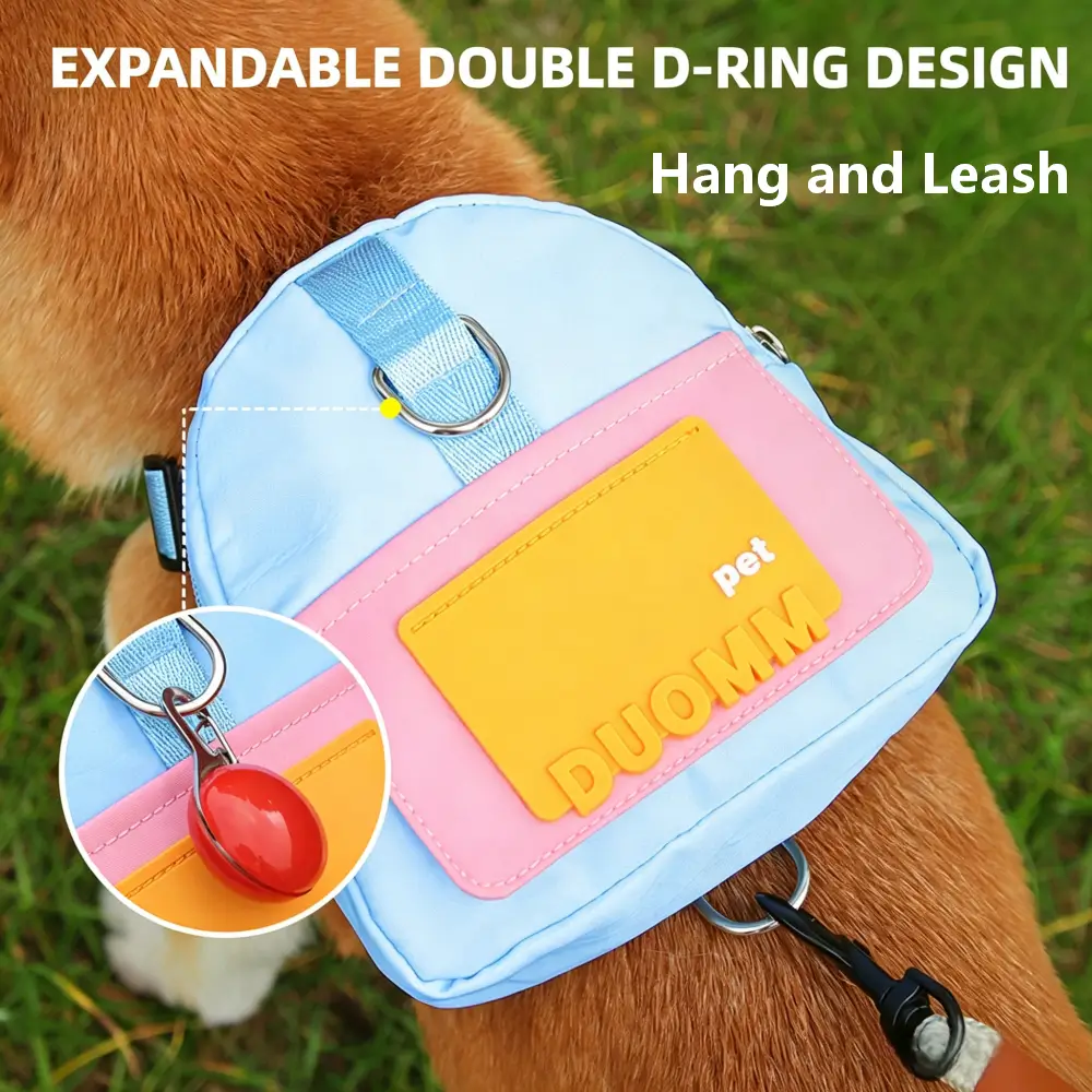 Adjustable Dog bag with Leash