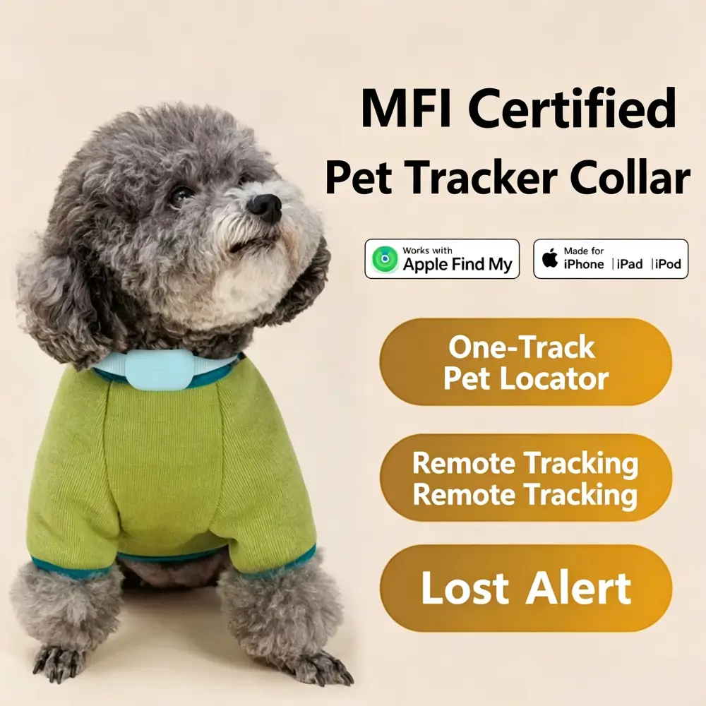 Dual-System Anti-Lost Collar Tag