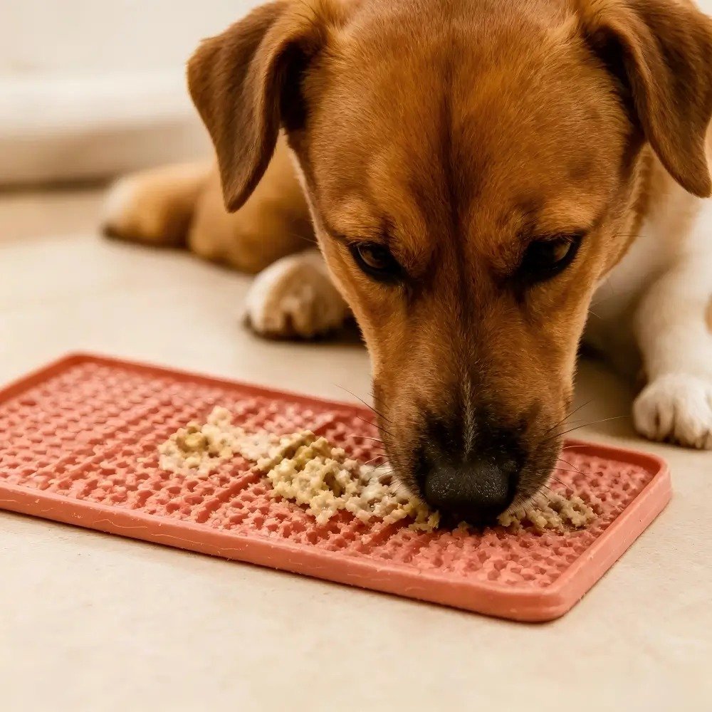 dog-licking-mat