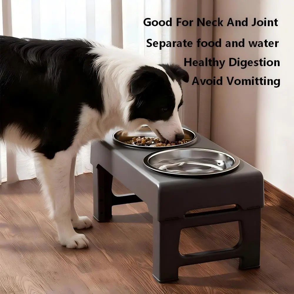 Adjustable Elevated Dog Bowl