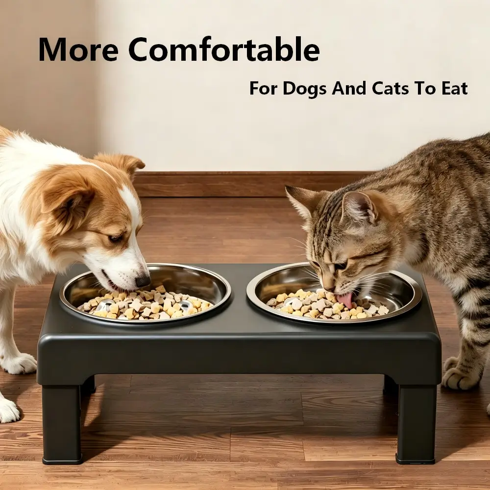 Large Capacity Double Dog Bowls