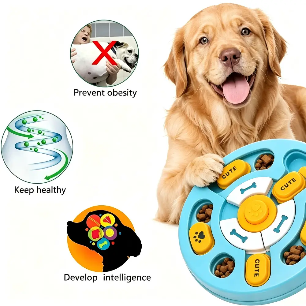 Dog Puzzle Feeder Bowl