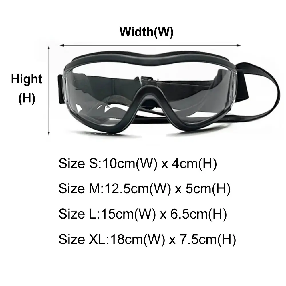 Dog Sunglasses Size