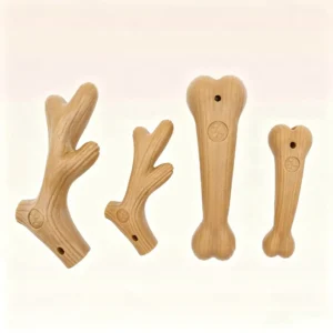 Natural Wood Dog Chew Toy